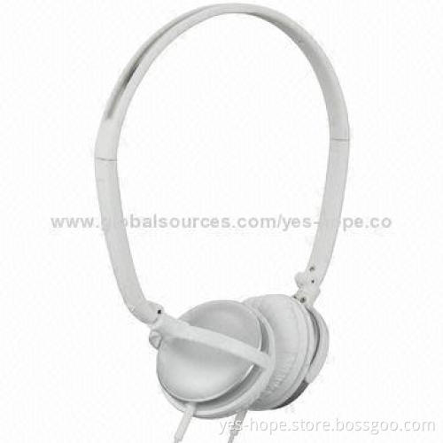 Folding headband music headset